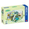 ZHEGAO DZ6106 6106 non  BEAR COZY HOUSE LOFT CĂN HỘ DUPLEX bộ đồ chơi xếp lắp ráp ghép mô hình 1035 khối