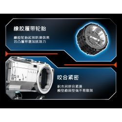 SEMBO 107104 non  XE DI ĐỘNG CƠ SỞ MẶT TRĂNG bộ đồ chơi xếp lắp ráp ghép mô hình Movie & Game Phim Và Trò Chơi 1182 khối