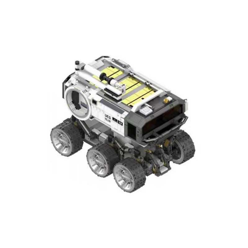 SEMBO 107104 non  XE DI ĐỘNG CƠ SỞ MẶT TRĂNG bộ đồ chơi xếp lắp ráp ghép mô hình Movie & Game Phim Và Trò Chơi 1182 khối