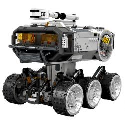 SEMBO 107104 non  XE DI ĐỘNG CƠ SỞ MẶT TRĂNG bộ đồ chơi xếp lắp ráp ghép mô hình Movie & Game Phim Và Trò Chơi 1182 khối