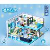 ZHEGAO DZ6105 6105 non  CĂN HỘ MEOW STAR LOFT DUPLEX NHỎ bộ đồ chơi xếp lắp ráp ghép mô hình 1235 khối
