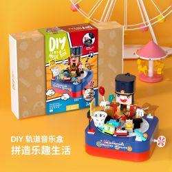 JAKI JK1362 1362 non  HỘP NHẠC XỨ SỞ THẦN TIÊN bộ đồ chơi xếp lắp ráp ghép mô hình Creator DIY MUSIC BOX Sáng Tạo 397 khối