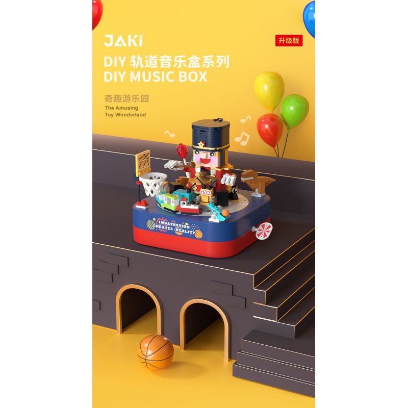 JAKI JK1362 1362 non  HỘP NHẠC XỨ SỞ THẦN TIÊN bộ đồ chơi xếp lắp ráp ghép mô hình Creator DIY MUSIC BOX Sáng Tạo 397 khối