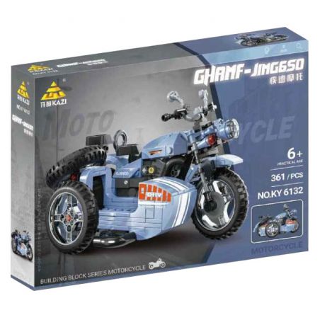 Kazi KY6132 6132 non  XE MÁY NHANH GHAMF-JIMG650 bộ đồ chơi xếp lắp ráp ghép mô hình Creator Sáng Tạo 361 khối