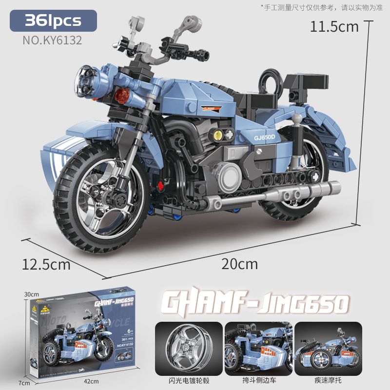 Kazi KY6132 6132 non  XE MÁY NHANH GHAMF-JIMG650 bộ đồ chơi xếp lắp ráp ghép mô hình Creator Sáng Tạo 361 khối Kazi KY6132 6132 non  XE MÁY NHANH GHAMF-JIMG650 bộ đồ chơi xếp lắp ráp ghép mô hình Creator Sáng Tạo 361 khối