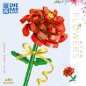 ZHEGAO QL2346A 2346A QL2346B 2346B QL2346C 2346C non  SASANQUA 3 MÀU bộ đồ chơi xếp lắp ráp ghép mô hình Flowers Hoa
