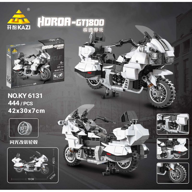 Kazi KY6131 6131 non  SẠCH-GT1800 bộ đồ chơi xếp lắp ráp ghép mô hình Creator Sáng Tạo 444 khối