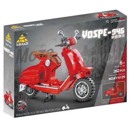 Kazi KY6129 6129 non  XE ĐẠP TỐC ĐỘ VOSPE-946 bộ đồ chơi xếp lắp ráp ghép mô hình Creator Sáng Tạo 262 khối