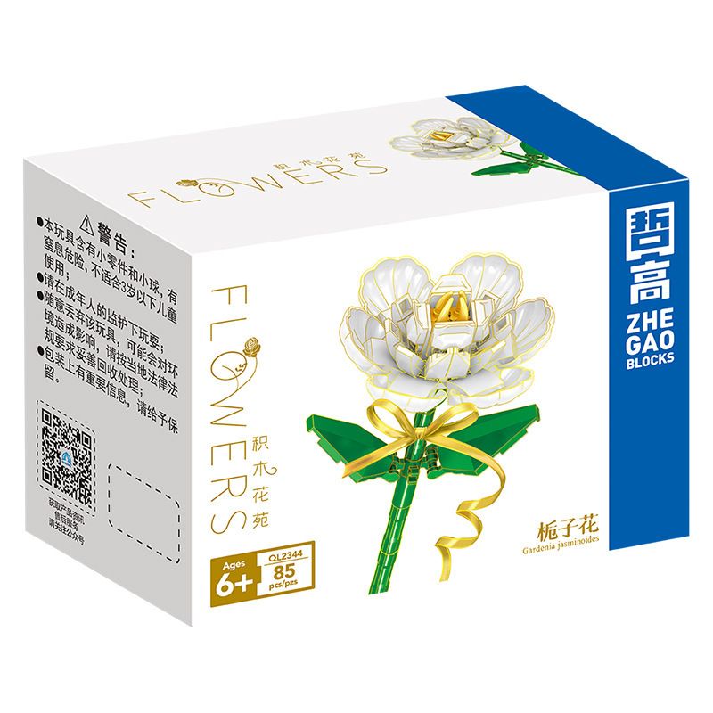 ZHEGAO QL2344 2344 non Lego CÂY SƠN CHI bộ đồ chơi xếp lắp ráp ghép mô hình Flowers Hoa