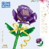 ZHEGAO QL2342A 2342A QL2342B 2342B QL2342C 2342C non  BA MÀU KIỂU PHƯƠNG TÂY bộ đồ chơi xếp lắp ráp ghép mô hình Flowers Hoa 55 khối