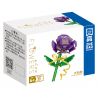 ZHEGAO QL2342A 2342A QL2342B 2342B QL2342C 2342C non  BA MÀU KIỂU PHƯƠNG TÂY bộ đồ chơi xếp lắp ráp ghép mô hình Flowers Hoa 55 khối