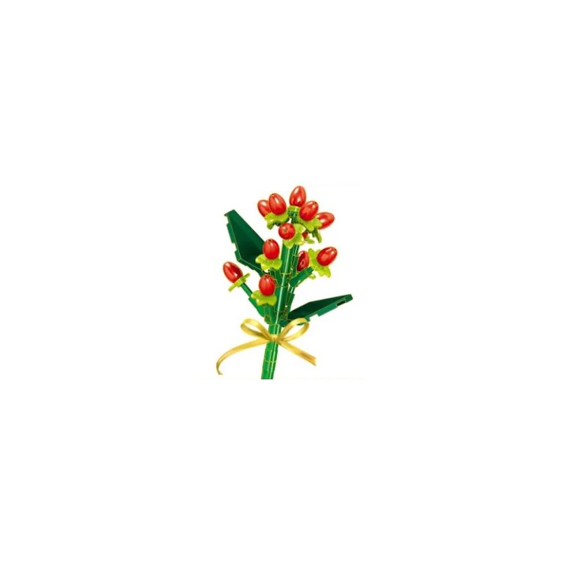 ZHEGAO QL2340 2340 non Lego NGỌC RỒNG bộ đồ chơi xếp lắp ráp ghép mô hình Flowers Hoa 69 khối