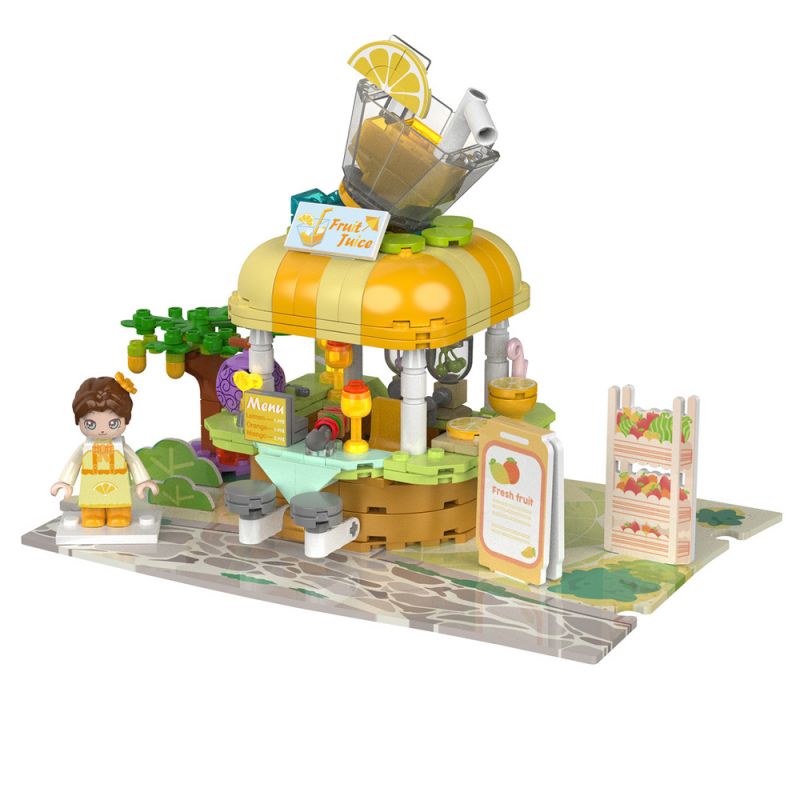 JAKI JK2122 2122 JK2123 2123 JK2125 2125 JK2126 2126 JK2127 2127 JK2128 2128 JK2129 2129 JK2121 2121 non  CẢNH ĐƯỜNG PHỐ ĐẦY NẮNG 8 LOẠI CỬA HÀNG BÁNH NGỌT QUÁN CÀ PHÊ ???C QUẾ KẸO HAMBURGER NƯỚC TRÁI CÂY MÌ GÀ RÁN bộ đồ chơi xếp lắp ráp ghép mô hình 328 khối