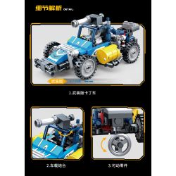 ZHI DELE DL-10207 10207 DL10207 non  ĐỘT KÍCH TIỀN ĐỒN bộ đồ chơi xếp lắp ráp ghép mô hình 211 khối