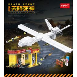 ZHI DELE DL-10205 10205 DL10205 non  THẦN CHẾT bộ đồ chơi xếp lắp ráp ghép mô hình 164 khối