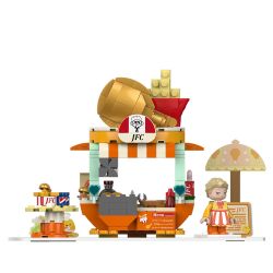 JAKI JK2122 2122 JK2123 2123 JK2125 2125 JK2126 2126 JK2127 2127 JK2128 2128 JK2129 2129 JK2121 2121 non  CẢNH ĐƯỜNG PHỐ ĐẦY NẮNG 8 LOẠI CỬA HÀNG BÁNH NGỌT QUÁN CÀ PHÊ ???C QUẾ KẸO HAMBURGER NƯỚC TRÁI CÂY MÌ GÀ RÁN bộ đồ chơi xếp lắp ráp ghép mô hình 328 khối