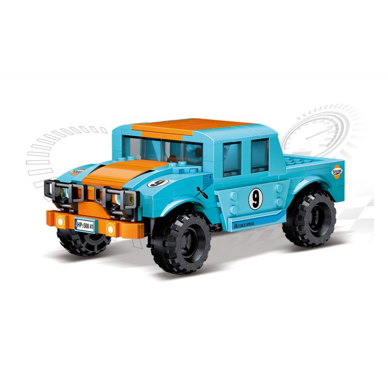 ACHKO 50041 non Lego TIẾNG VO VE bộ đồ chơi xếp lắp ráp ghép mô hình HUMMER 331 khối
