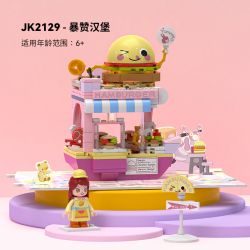 JAKI JK2122 2122 JK2123 2123 JK2125 2125 JK2126 2126 JK2127 2127 JK2128 2128 JK2129 2129 JK2121 2121 non  CẢNH ĐƯỜNG PHỐ ĐẦY NẮNG 8 LOẠI CỬA HÀNG BÁNH NGỌT QUÁN CÀ PHÊ ???C QUẾ KẸO HAMBURGER NƯỚC TRÁI CÂY MÌ GÀ RÁN bộ đồ chơi xếp lắp ráp ghép mô hình 328 khối