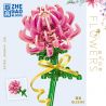 ZHEGAO QL2336A 2336A QL2336B 2336B QL2336C 2336C non  HOA CÚC 3 MÀU bộ đồ chơi xếp lắp ráp ghép mô hình Flowers 72 khối