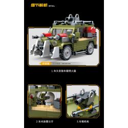 ZHI DELE DL-10204 10204 DL10204 non  NGỌN LỬA TẤN CÔNG bộ đồ chơi xếp lắp ráp ghép mô hình 363 khối