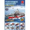 XIANG JUN XJ-2935 2935 XJ2935 non  SƠN ĐÔNG TÀU SÂN BAY 8 MÔ HÌNH bộ đồ chơi xếp lắp ráp ghép mô hình Military Army THE BRICK ARMORY Quân Sự Bộ Đội 516 khối