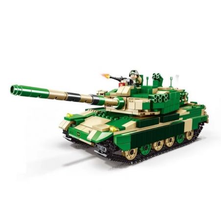 WOMA C0878 0878 non  XE TĂNG CHIẾN ĐẤU CHÍNH CỦA K2 PANTHER bộ đồ chơi xếp lắp ráp ghép mô hình Military Army Quân Sự Bộ Đội 795 khối
