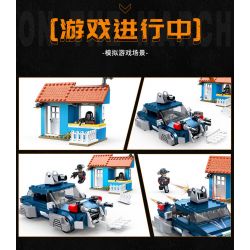 ZHI DELE DL-10203 10203 DL10203 non  TẤN CÔNG THÀNH TRÌ bộ đồ chơi xếp lắp ráp ghép mô hình 335 khối