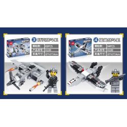 MINGDI K100 non  MÁY BAY VẬN TẢI OSPREY 8 TỔ HỢP THUYỀN CHIẾN ĐẤU CÁ TRỰC THĂNG CAO TỐC TIÊU DIỆT RAPTOR NÉM BOM TÀU KHU TRỤC SÂN NHANH CỨU HỘ ROBOT TRANH bộ đồ chơi xếp lắp ráp ghép mô hình Military Army BELL-BOEING V-22 OSPREY Quân Sự Bộ Đội 701 khối