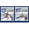MINGDI K100 non  MÁY BAY VẬN TẢI OSPREY 8 TỔ HỢP THUYỀN CHIẾN ĐẤU CÁ TRỰC THĂNG CAO TỐC TIÊU DIỆT RAPTOR NÉM BOM TÀU KHU TRỤC SÂN NHANH CỨU HỘ ROBOT TRANH bộ đồ chơi xếp lắp ráp ghép mô hình Military Army BELL-BOEING V-22 OSPREY Quân Sự Bộ Đội 701 khối