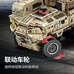 SEMBO 109001 non  NGƯỜI VẬN CHUYỂN LỒNG LINH HỒN bộ đồ chơi xếp lắp ráp ghép mô hình Computer Games THE INCARNATION TRUCK Trò Chơi 1239 khối