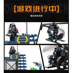 ZHI DELE DL-10206 10206 DL10206 non  TẦNG VÀO MỘT HỘP bộ đồ chơi xếp lắp ráp ghép mô hình 208 khối