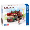 LIN07 01003 non  GIỎ NỘI TẠNG bộ đồ chơi xếp lắp ráp ghép mô hình City CATTLE CART Thành Phố 573 khối