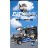 XIANG JUN XJ-7985 7985 XJ7985 non  THÀNH PHỐ KÉO LẠI XE bộ đồ chơi xếp lắp ráp ghép mô hình City CITY SERVICE EMERGENCY UNIT 556 khối
