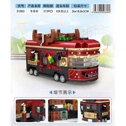 LIN07 01003 non  GIỎ NỘI TẠNG bộ đồ chơi xếp lắp ráp ghép mô hình City CATTLE CART Thành Phố 573 khối