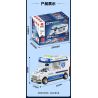XIANG JUN XJ-7985 7985 XJ7985 non  THÀNH PHỐ KÉO LẠI XE bộ đồ chơi xếp lắp ráp ghép mô hình City CITY SERVICE EMERGENCY UNIT 556 khối