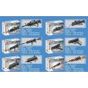 SEMBO 702030 non  TAY SÚNG 16 PHONG CÁCH bộ đồ chơi xếp lắp ráp ghép mô hình Gun BLOCK GUN 498 khối