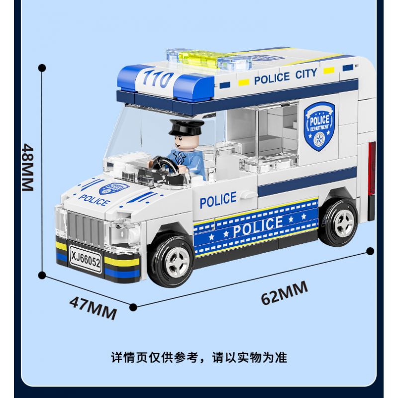 XIANG JUN XJ-7985 7985 XJ7985 non  THÀNH PHỐ KÉO LẠI XE bộ đồ chơi xếp lắp ráp ghép mô hình City CITY SERVICE EMERGENCY UNIT 556 khối