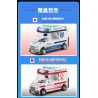 XIANG JUN XJ-7985 7985 XJ7985 non  THÀNH PHỐ KÉO LẠI XE bộ đồ chơi xếp lắp ráp ghép mô hình City CITY SERVICE EMERGENCY UNIT 556 khối