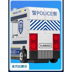 XIANG JUN XJ-7985 7985 XJ7985 non  THÀNH PHỐ KÉO LẠI XE bộ đồ chơi xếp lắp ráp ghép mô hình City CITY SERVICE EMERGENCY UNIT 556 khối