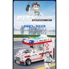 XIANG JUN XJ-7985 7985 XJ7985 non  THÀNH PHỐ KÉO LẠI XE bộ đồ chơi xếp lắp ráp ghép mô hình City CITY SERVICE EMERGENCY UNIT 556 khối