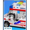 XIANG JUN XJ-7985 7985 XJ7985 non  THÀNH PHỐ KÉO LẠI XE bộ đồ chơi xếp lắp ráp ghép mô hình City CITY SERVICE EMERGENCY UNIT 556 khối