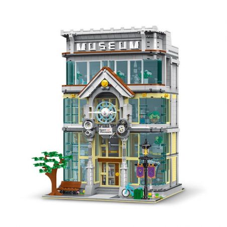 MorkModel 10206 Mork Model 10206 non  BẢO TÀNG KHOA HỌC bộ đồ chơi xếp lắp ráp ghép mô hình Modular Buildings SCIENCE MUSEUM Mô Hình Nhà Cửa 3794 khối