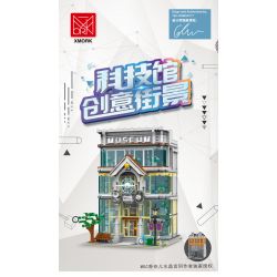 MorkModel 10206 Mork Model 10206 non  BẢO TÀNG KHOA HỌC bộ đồ chơi xếp lắp ráp ghép mô hình Modular Buildings SCIENCE MUSEUM Mô Hình Nhà Cửa 3794 khối