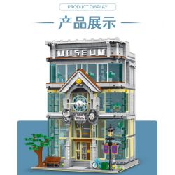 MorkModel 10206 Mork Model 10206 non  BẢO TÀNG KHOA HỌC bộ đồ chơi xếp lắp ráp ghép mô hình Modular Buildings SCIENCE MUSEUM Mô Hình Nhà Cửa 3794 khối