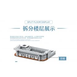 MorkModel 10206 Mork Model 10206 non  BẢO TÀNG KHOA HỌC bộ đồ chơi xếp lắp ráp ghép mô hình Modular Buildings SCIENCE MUSEUM Mô Hình Nhà Cửa 3794 khối