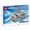 MINGDI K0163 0163 non  MÁY BAY CHIẾN ĐẤU J-20 bộ đồ chơi xếp lắp ráp ghép mô hình Military Army ARMED WEAPONS J-20 FIGHTER Quân Sự Bộ Đội 370 khối