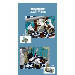 MorkModel 10206 Mork Model 10206 non  BẢO TÀNG KHOA HỌC bộ đồ chơi xếp lắp ráp ghép mô hình Modular Buildings SCIENCE MUSEUM Mô Hình Nhà Cửa 3794 khối