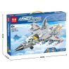 MINGDI K0162 0162 non  MÁY BAY CHIẾN ĐẤU J-15 bộ đồ chơi xếp lắp ráp ghép mô hình Military Army ARMED WEAPONS J-15 FIGHTER Quân Sự Bộ Đội 399 khối