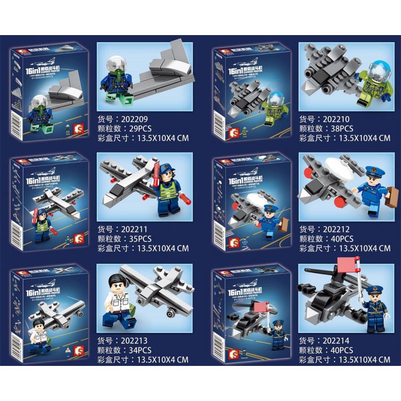 SEMBO 202202 202203 202204 202205 202206 202207 202208 202209 202210 202211 202212 202213 202214 202215 202216 202201 non  FIGHTER FIGHTER 16. bộ đồ chơi xếp lắp ráp ghép mô hình Military Army CARRIER FIGHTER Quân Sự Bộ Đội 595 khối