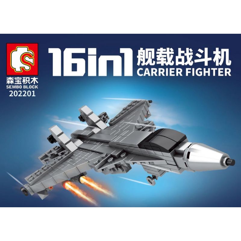 SEMBO 202202 202203 202204 202205 202206 202207 202208 202209 202210 202211 202212 202213 202214 202215 202216 202201 non  FIGHTER FIGHTER 16. bộ đồ chơi xếp lắp ráp ghép mô hình Military Army CARRIER FIGHTER Quân Sự Bộ Đội 595 khối